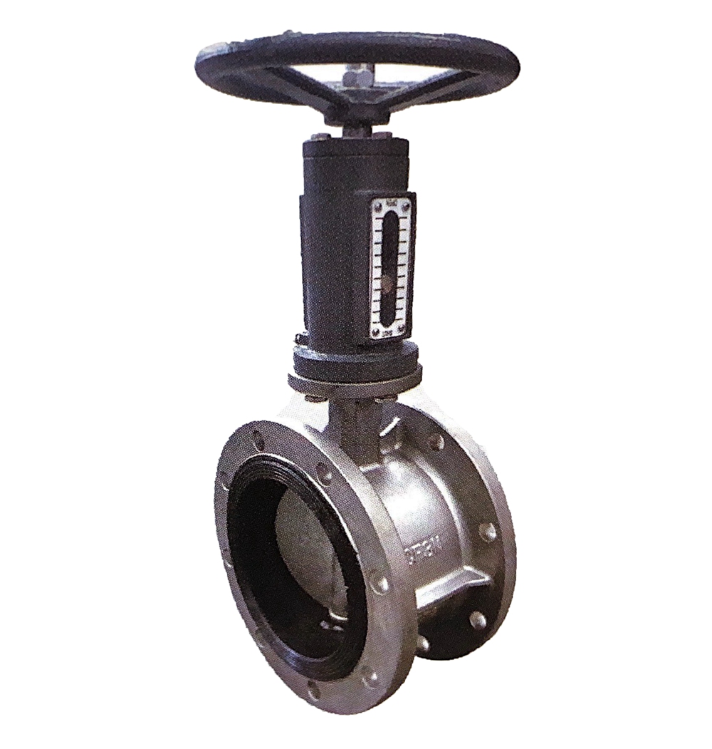 Marine flange butterfly valve