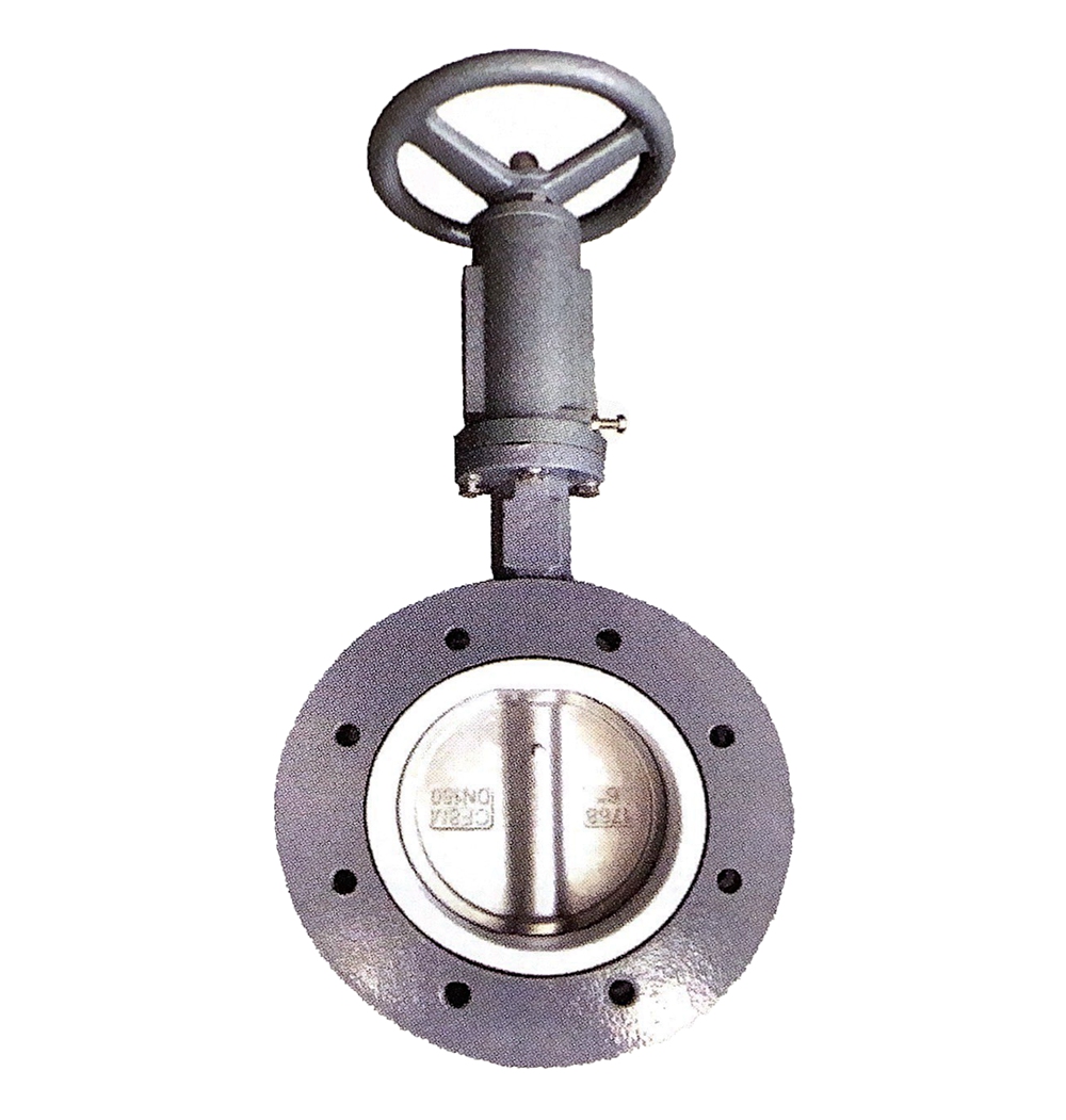 Marine flange butterfly valve