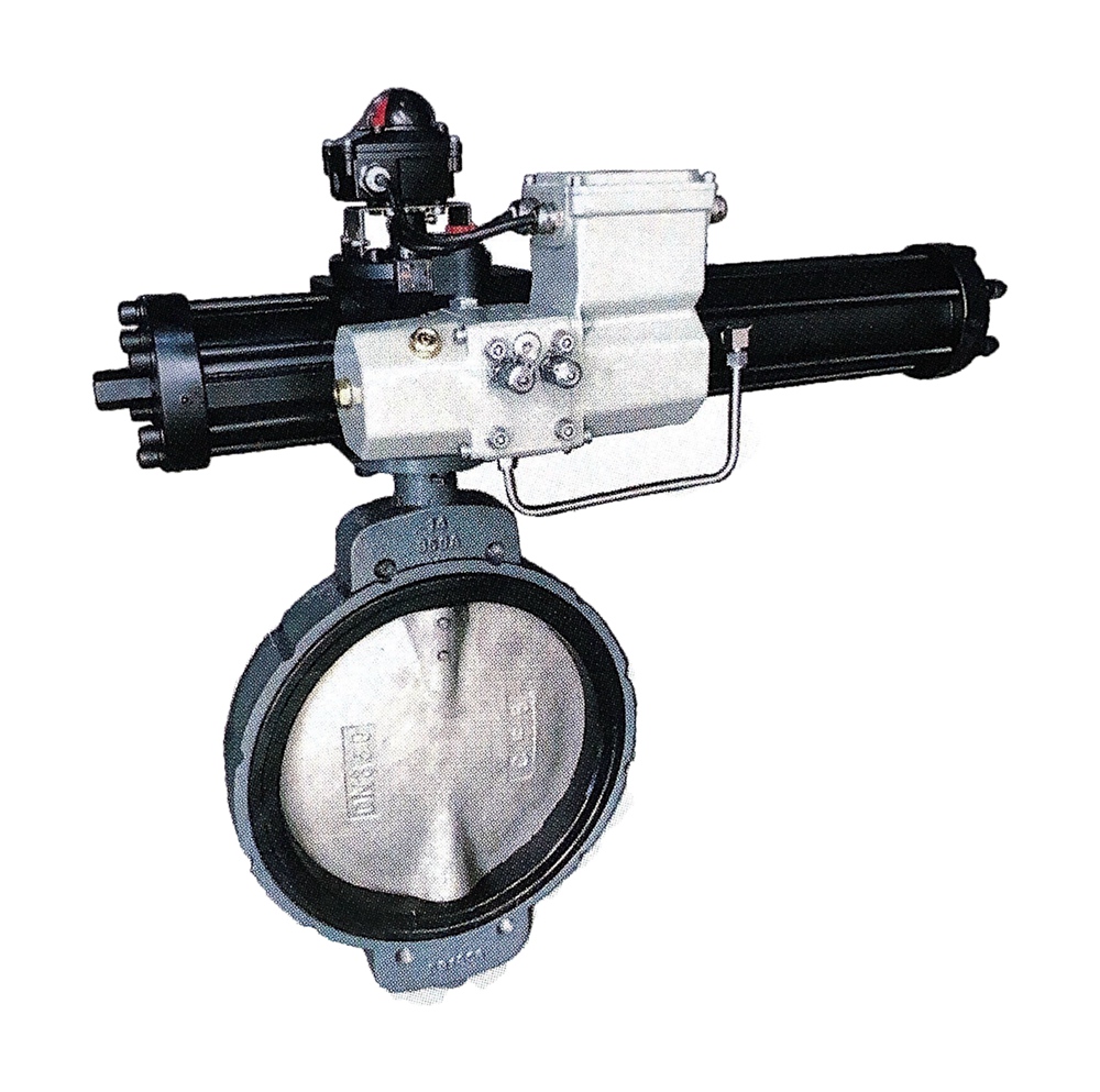 Electro hydraulic marine butterfly valves